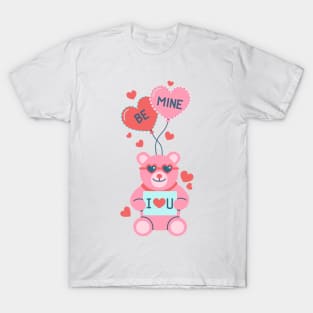 Happy Valentine's Day | Teddy Bear Be Mine T-Shirt